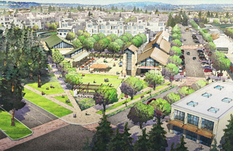 Mixed-Used Rendering Plan