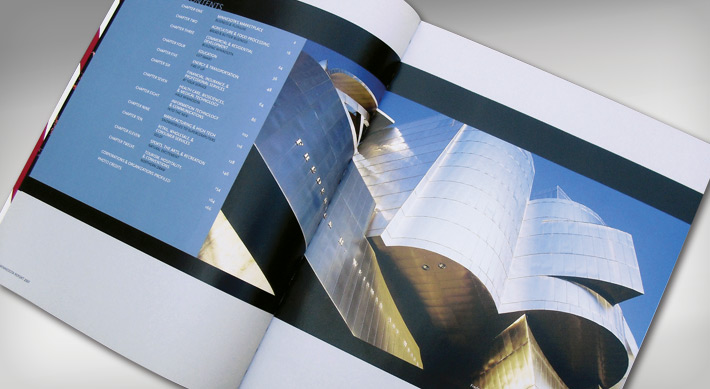 Table of content spread, Minnesota Report