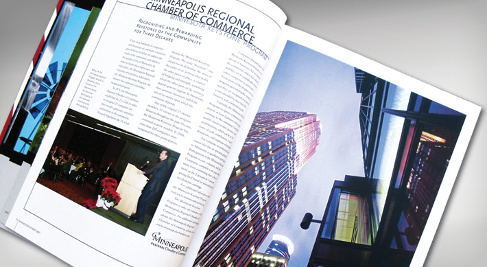 Minnesota Report participating company profile spread