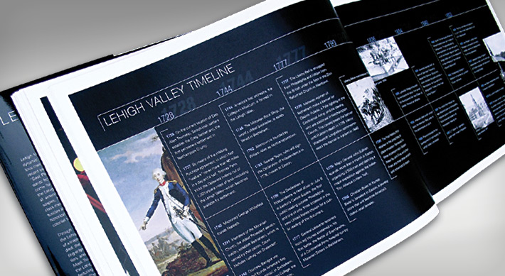 Timeline section for Lehigh Valley Book