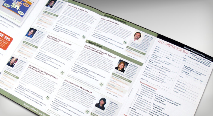 Presenters' bios and class description panels