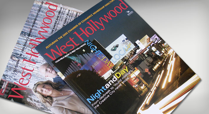 West Hollywood magazine covers