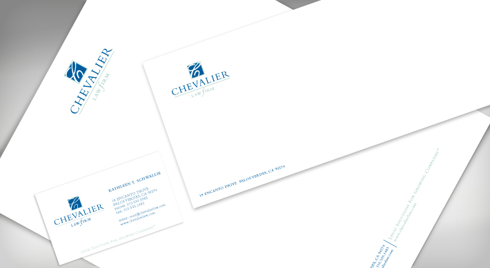 Chevalier stationery identity package