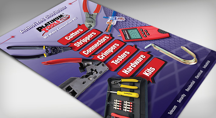 Platinum Tools in-store product poster