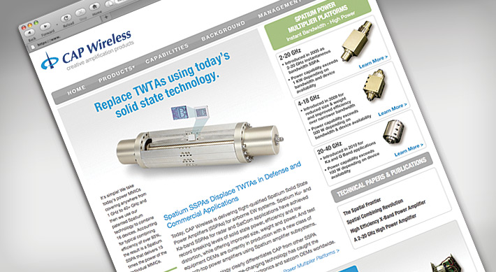 Cap Wireless product page