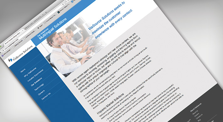 Industry Experience: Financial Services and Banking page