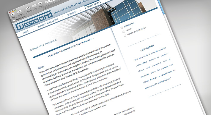 Westcord Company Profile page